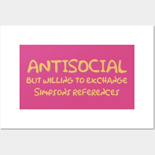 Antisocial Posters and Art